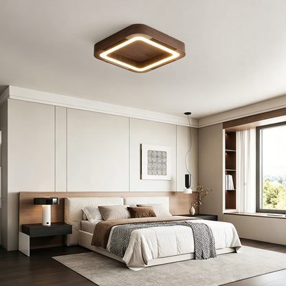 Bladeless Ceiling Fan with Light, Flush Mount, Indoor Ceiling Fan for Living Room, Bedroom & Dining Room