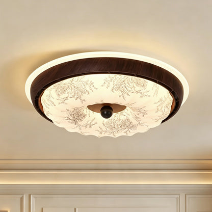 Bladeless Ceiling Fan with Light, Flush Mount, Quiet Fan for Bedroom