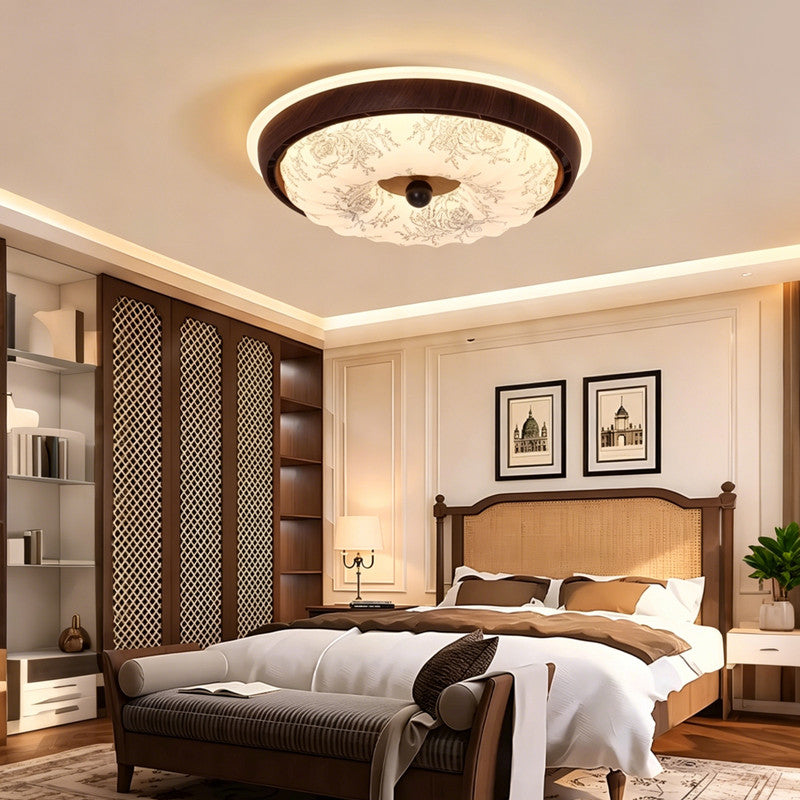 Bladeless Ceiling Fan with Light, Flush Mount, Quiet Fan for Bedroom