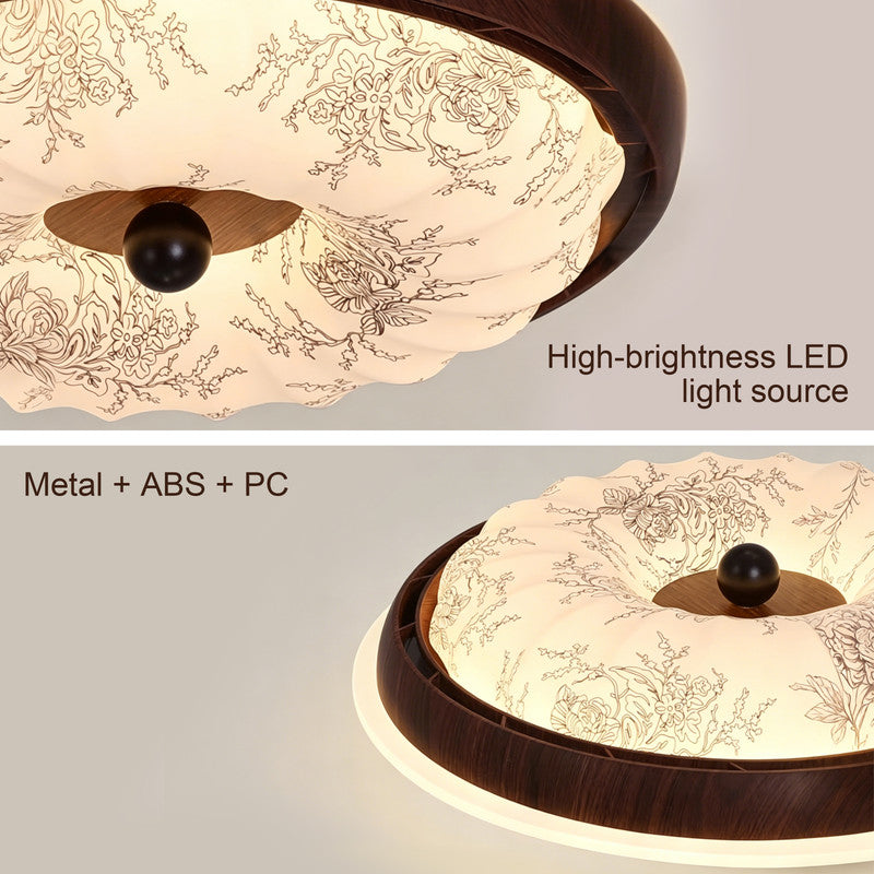 Bladeless Ceiling Fan with Light, Flush Mount, Quiet Fan for Bedroom